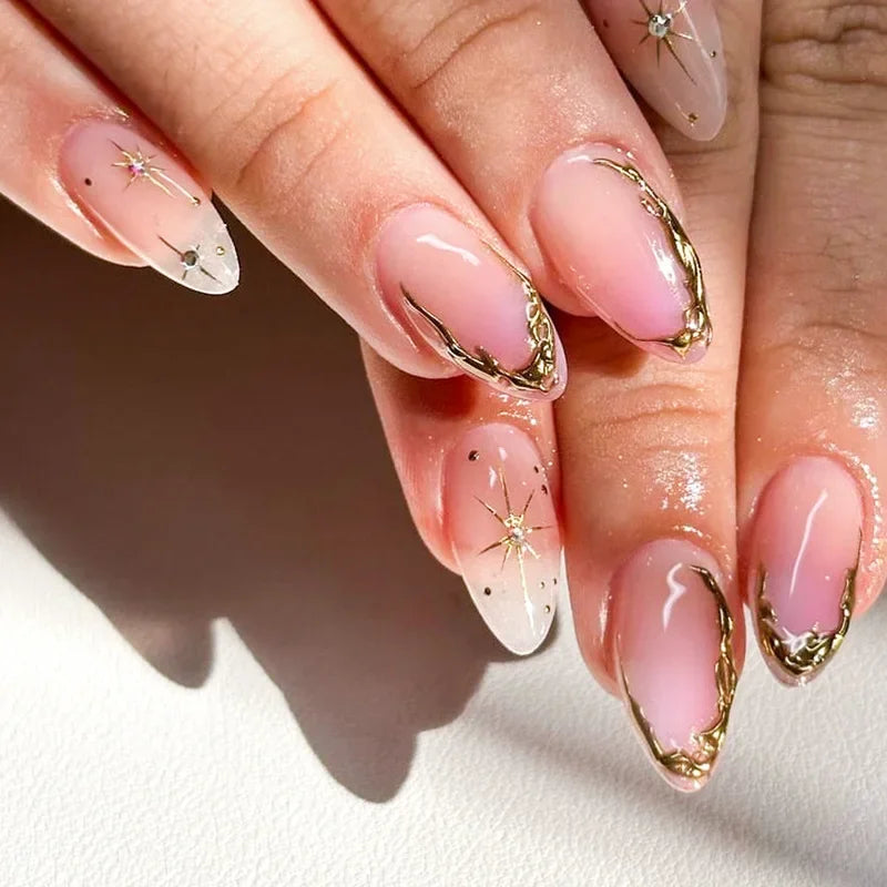Colorful 3D Press-On Nails