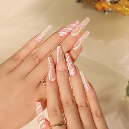 Christmas Press-On Nails – 24-Piece Sets, 60+ Designs