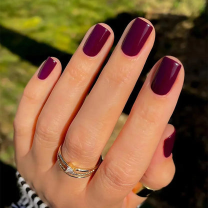 Glossy Acrylic Press-On Nails