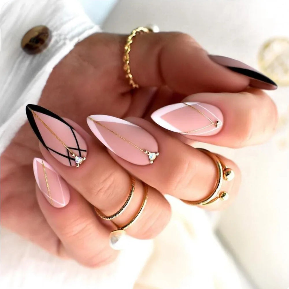Aapon Mini Market Ltd Punk Snake Stiletto Nail Art Set