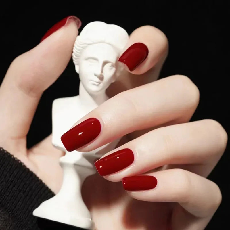 Glossy Acrylic Press-On Nails