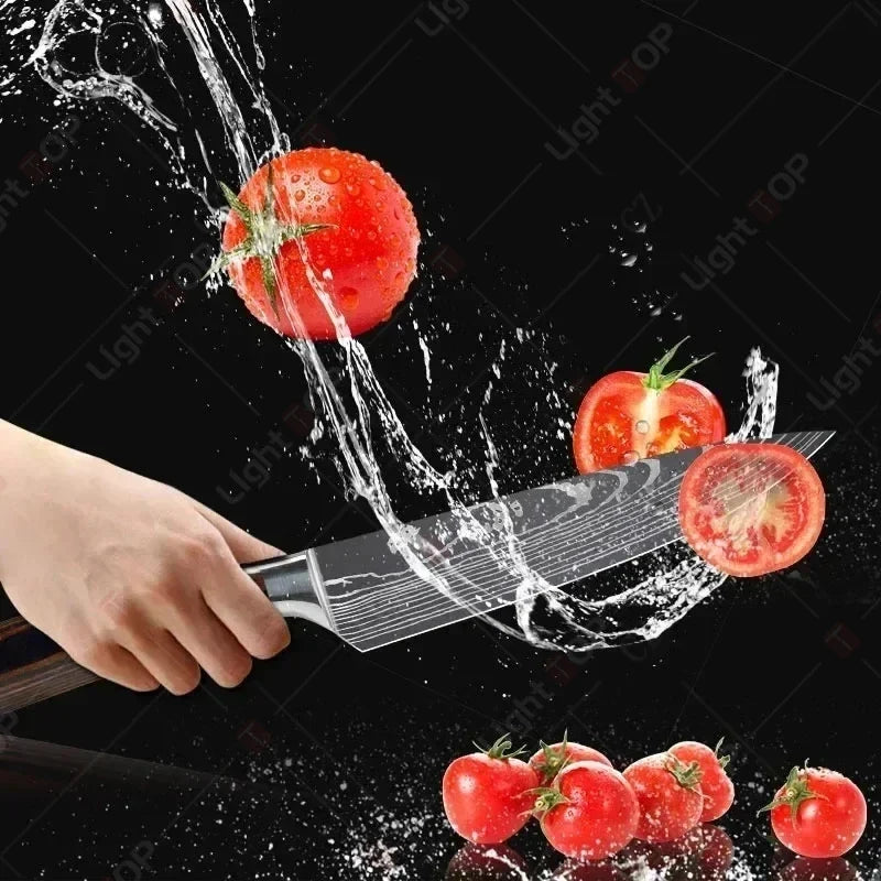 Aapon mini market - NNEOBA Professional Kitchen Knife (Brown)