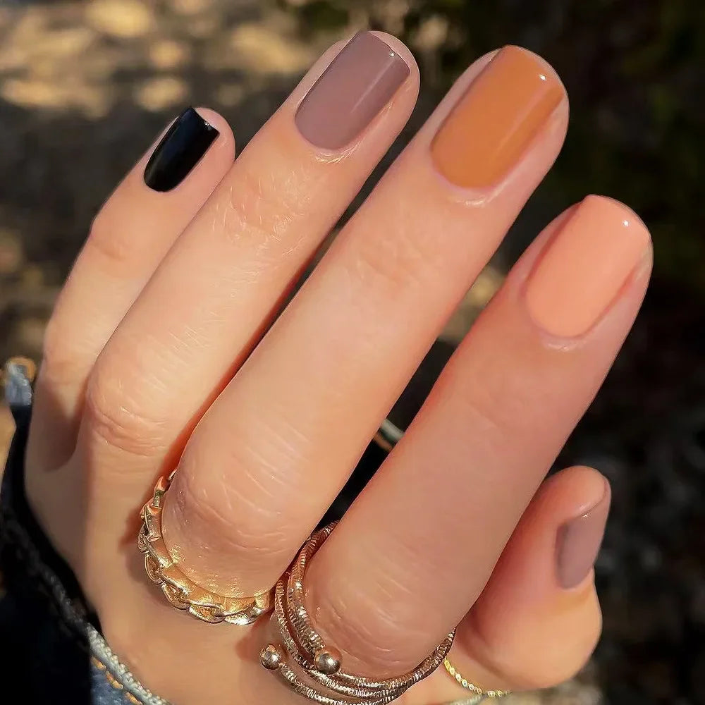 Glossy Acrylic Press-On Nails