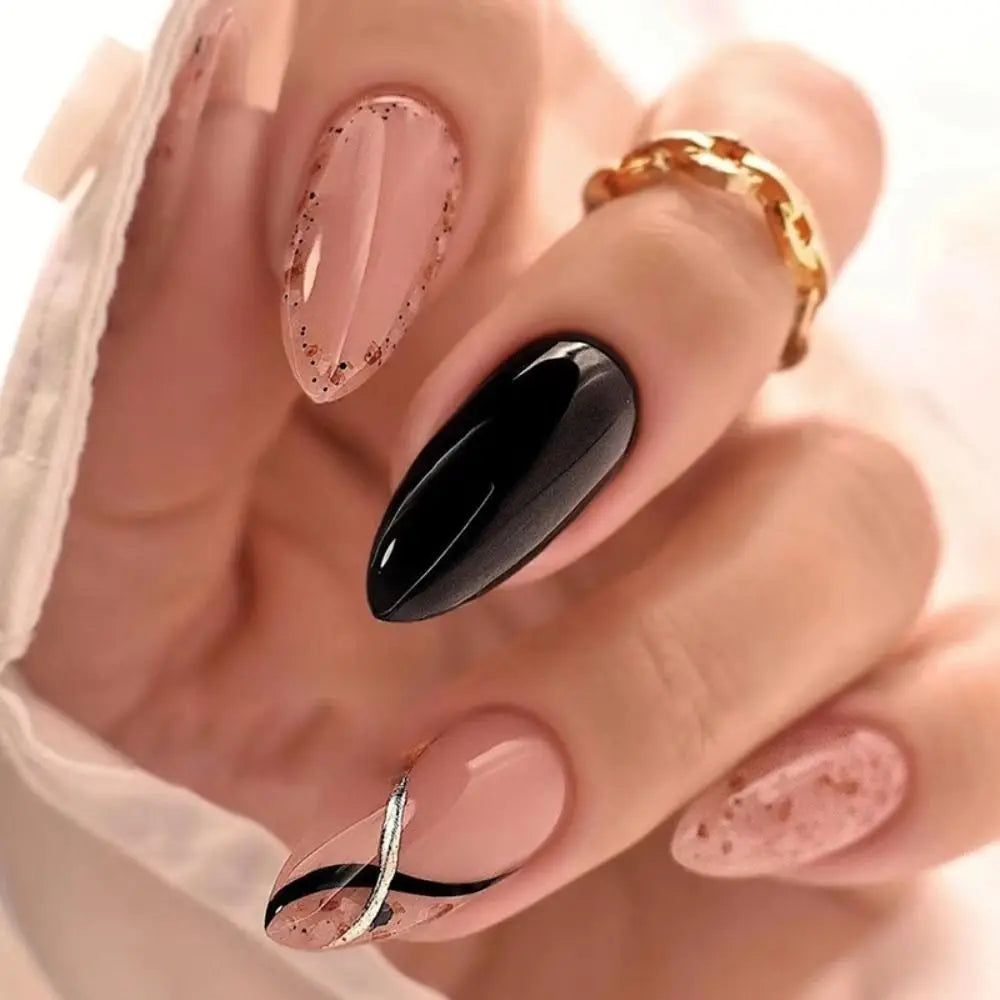Punk Snake Stiletto Nail Art Set