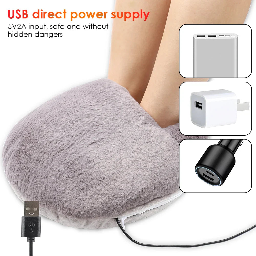 Aapon Mini Market Ltd - Heated USB Foot Warmer Pad for Winter Use
