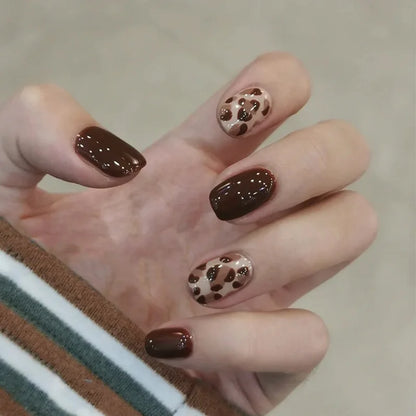 Charming Pink Flame Long Ballet Press-On Nails