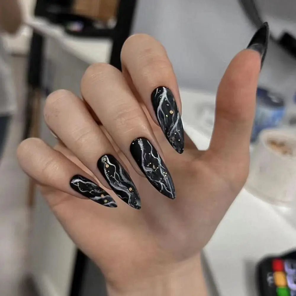 Aapon Mini Market Ltd Punk Snake Stiletto Nail Art Set