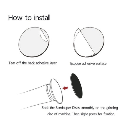 Aapon Mini Market Ltd - Sandpaper Discs for Foot