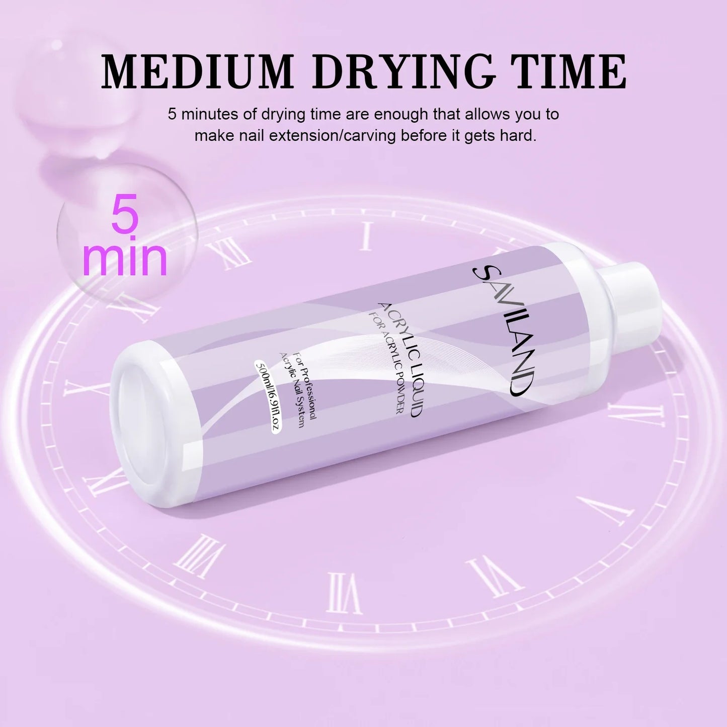 Saviland Acrylic Nail Liquid 180/500ml