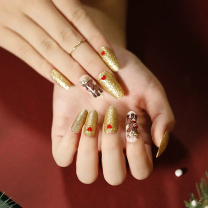 Christmas Press-On Nails – 24-Piece Sets, 60+ Designs