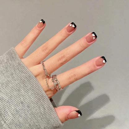 Charming Pink Flame Long Ballet Press-On Nails