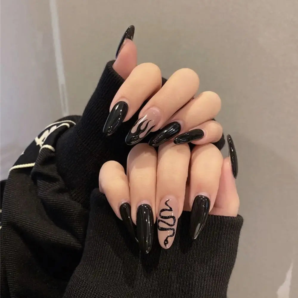 Aapon Mini Market Ltd Punk Snake Stiletto Nail Art Set