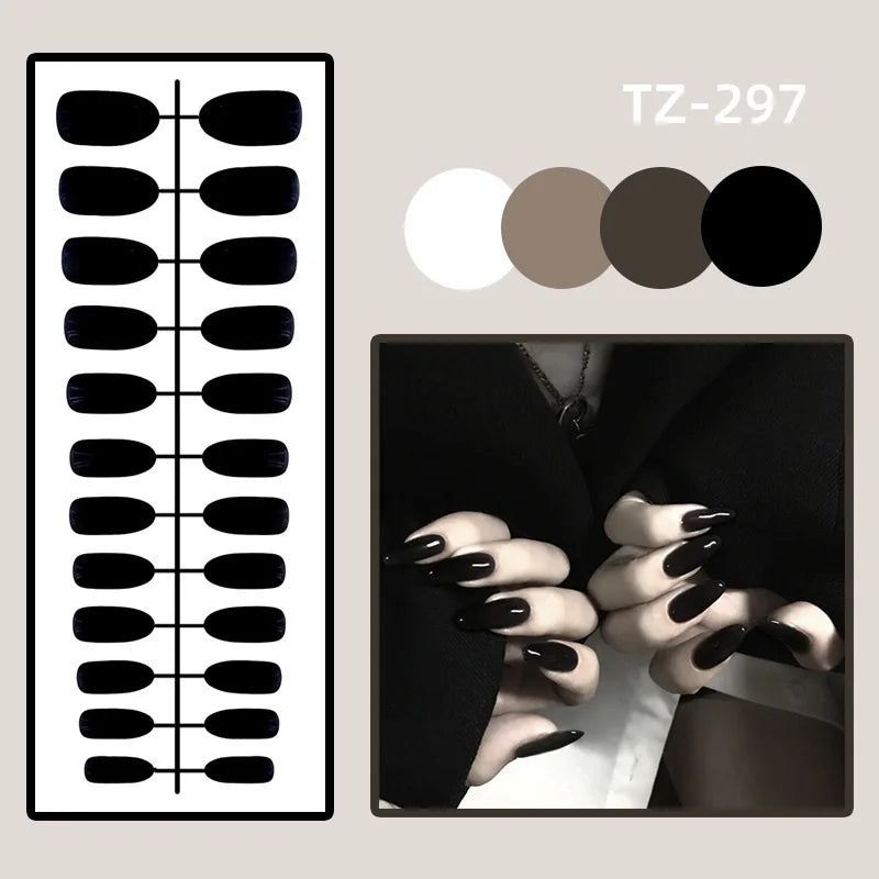 Aapon Mini Market Ltd White Floral Press-On Nails