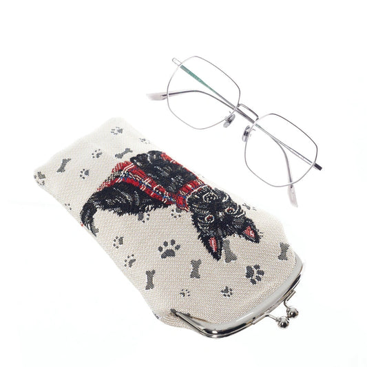 Aaponminimarket Scottie Dog - Glasses Pouch