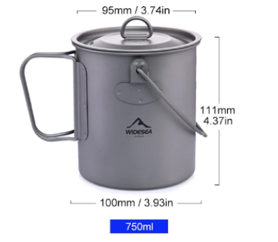 Aapon mini market -Titanium Camping Mug
