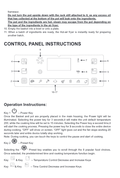 NNETM Air Fryer with Stainless Steel Non-Stick Pot-2