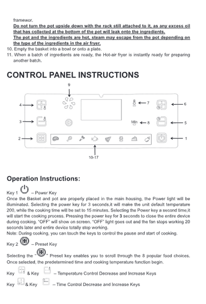 NNETM Air Fryer with Stainless Steel Non-Stick Pot-2