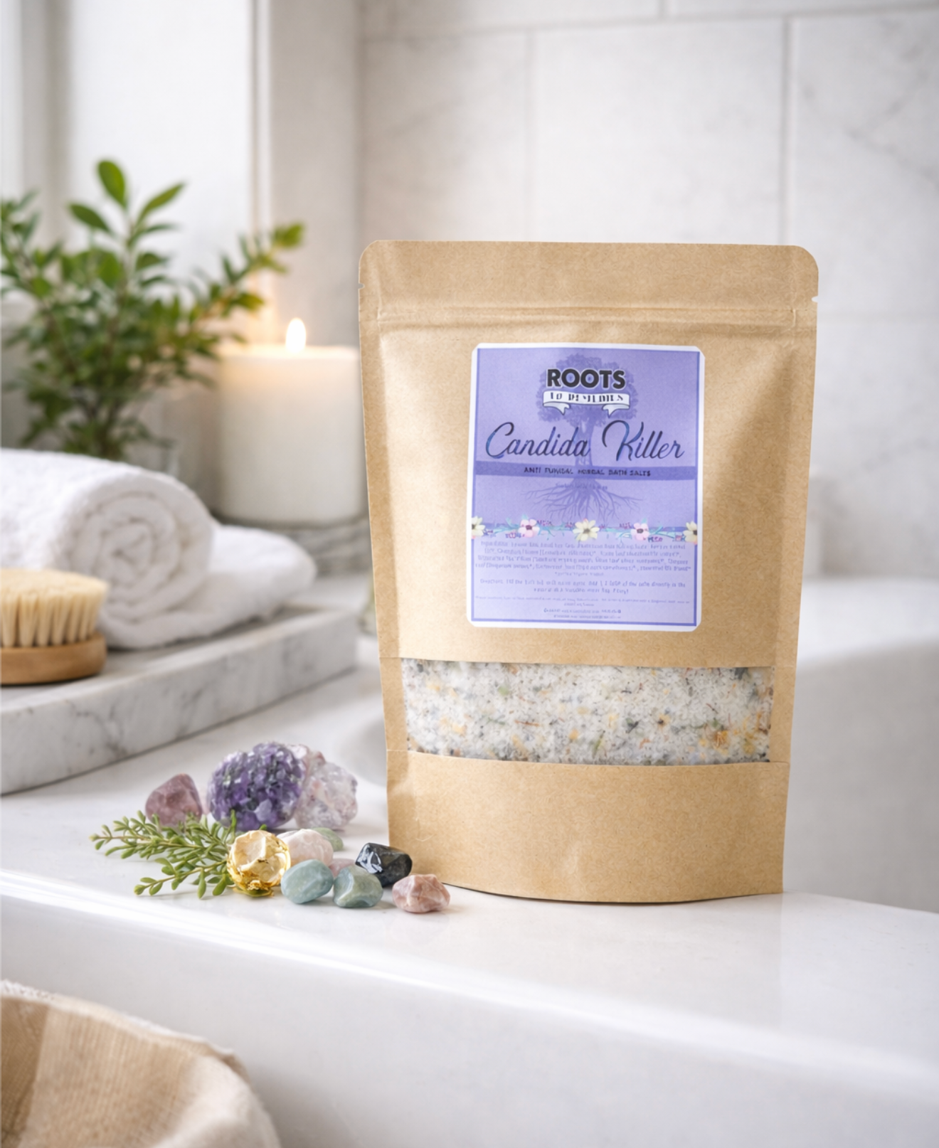 Aapon Mini Market Ltd - CANDIDA KILLER HERBAL MINERAL BATH SALTS