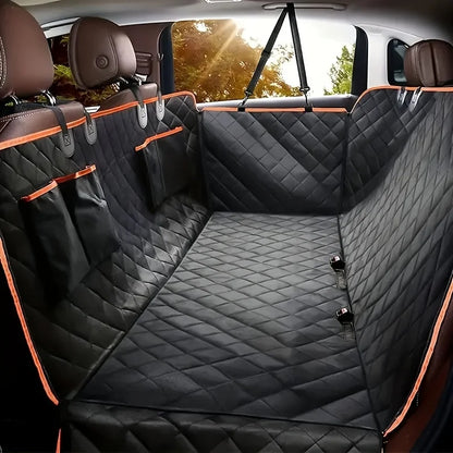Waterproof Dog Car Seat Cover Scratch-Resistant Protector Black