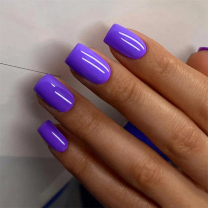 Glossy Acrylic Press-On Nails
