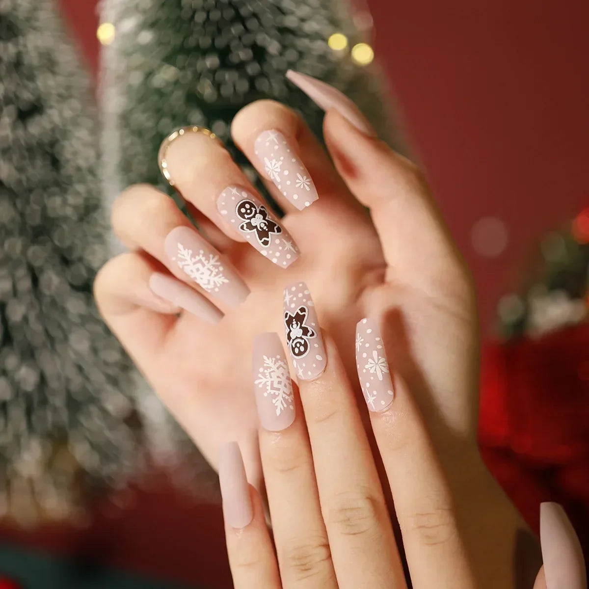 Christmas Press-On Nails – 24-Piece Sets, 60+ Designs – view 4