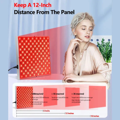 Aapon Mini Market Ltd - LED Red Light Therapy Panel Lamp: Facial Anti-Aging, Skin Care