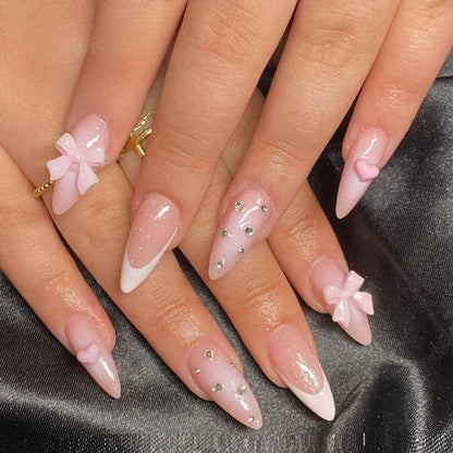 Aapon Mini Market Ltd Colorful 3D Flower & Butterfly Press-On Nails