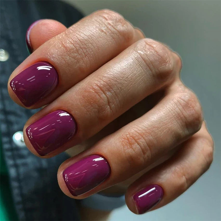 Glossy Acrylic Press-On Nails