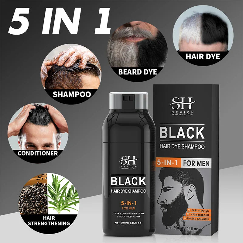 Sevich 5-in-1 Hair Dye Shampoo