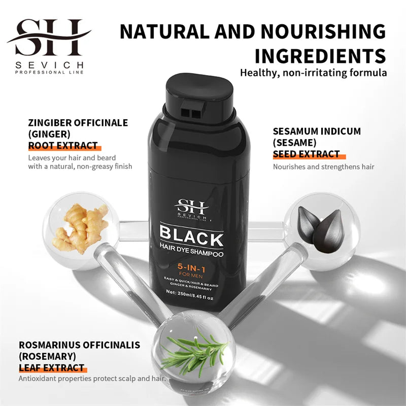 Sevich 5-in-1 Hair Dye Shampoo