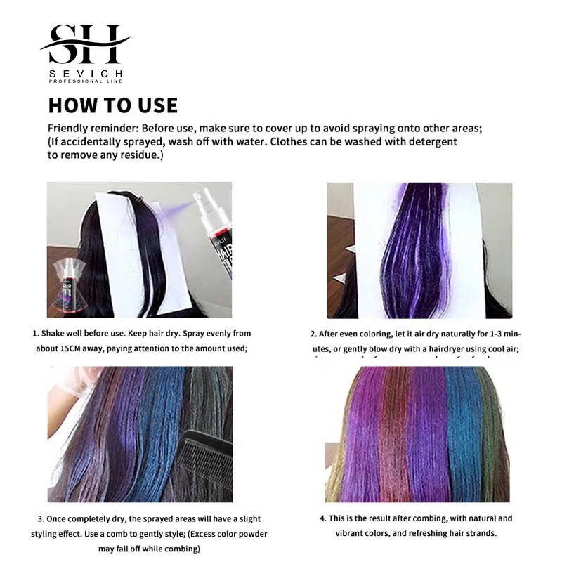 Sevich Temporary Hair Color Spray