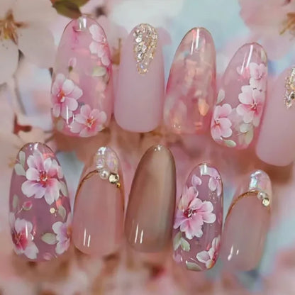Colorful 3D Press-On Nails