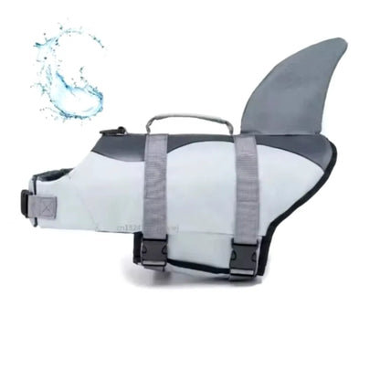Shark Dog Life Jacket Enhanced Buoyancy Vest