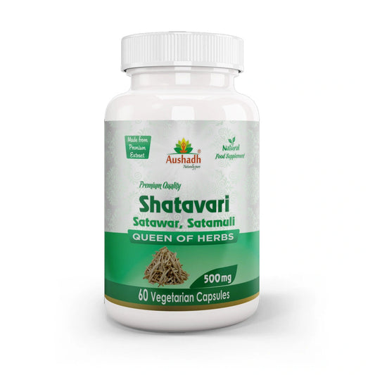 Aushadh Shatavari Wild Asparagus Capsules (60) for Women