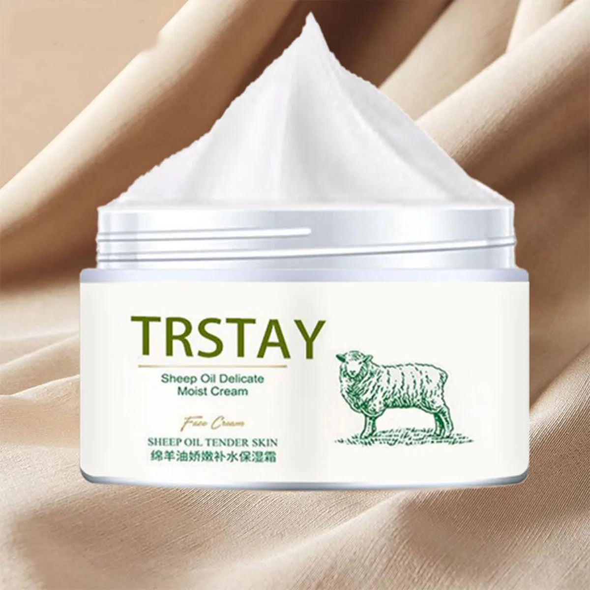 Sheep Oil Delicate Moisturizing Cream for Radiant Skin