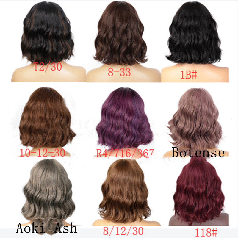 Short Curly Hair Wig Set for Women