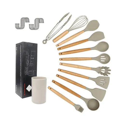 Aaponminimarket Silicone Cooking Utensils Set
