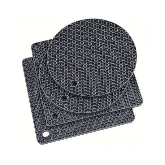 Aaponminimarket Silicone Trivets Set Heat-Resistant & Non-Slip (4PCS)