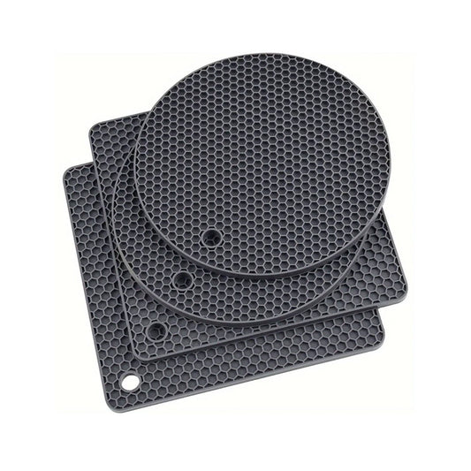 Aapon mini market -Silicone Trivets Set Heat-Resistant & Non-Slip (4PCS)