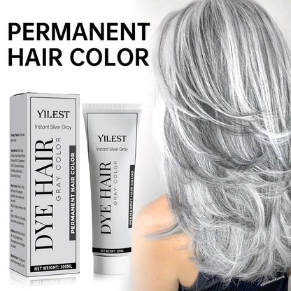 Silver Grey Hair Dye Cream