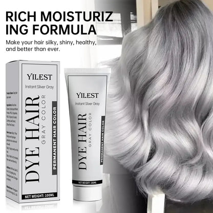 Silver Grey Hair Dye Cream