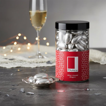 Aaponminimarket Silver Sugared Almonds, 370g