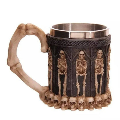 Aaponminimarket Skull Mugs Coffee 400ML