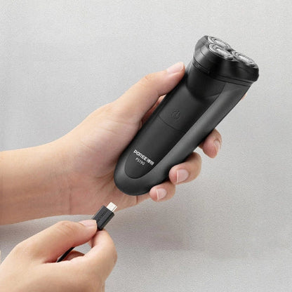 Aaponminimarket _ Smart Electric Shaver with Self-Cleaning Feature