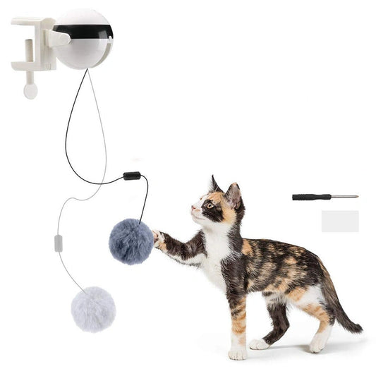 Aaponminimarket Smart Interactive Electric Cat Teaser Toy