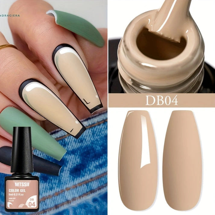 Solid Color Gel Nail Polish