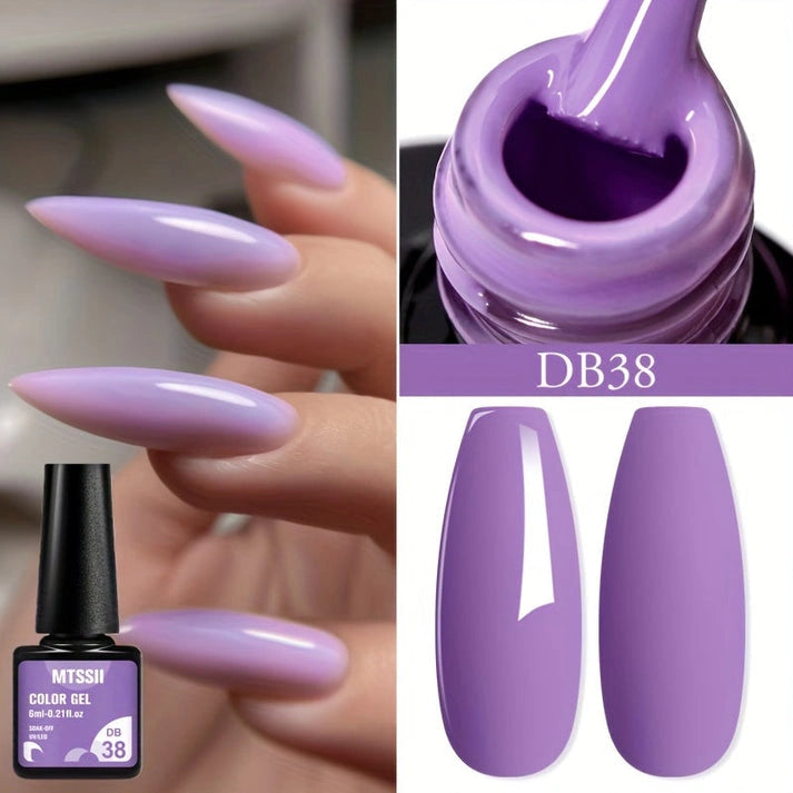 Solid Color Gel Nail Polish