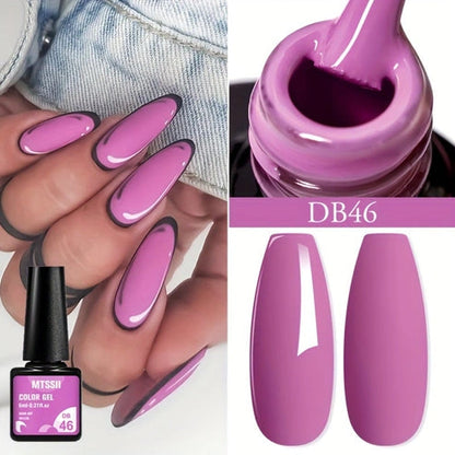 Solid Color Gel Nail Polish