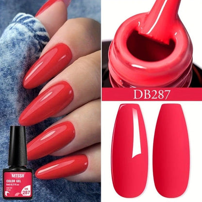 Solid Color Gel Nail Polish
