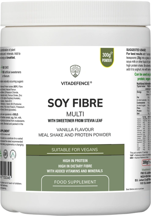 Aaponminimarket Soy Fibre Multi Vanilla Protein Powder – 300g